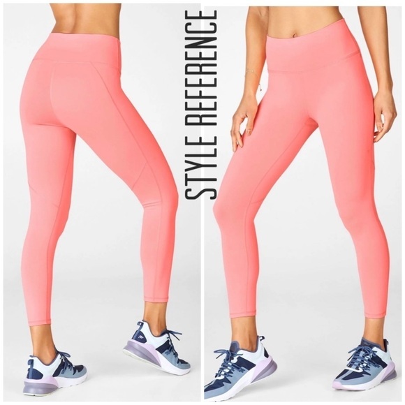 Fabletics Define Powerhold Cropped Leggings Blush Size XL - Picture 12 of 12